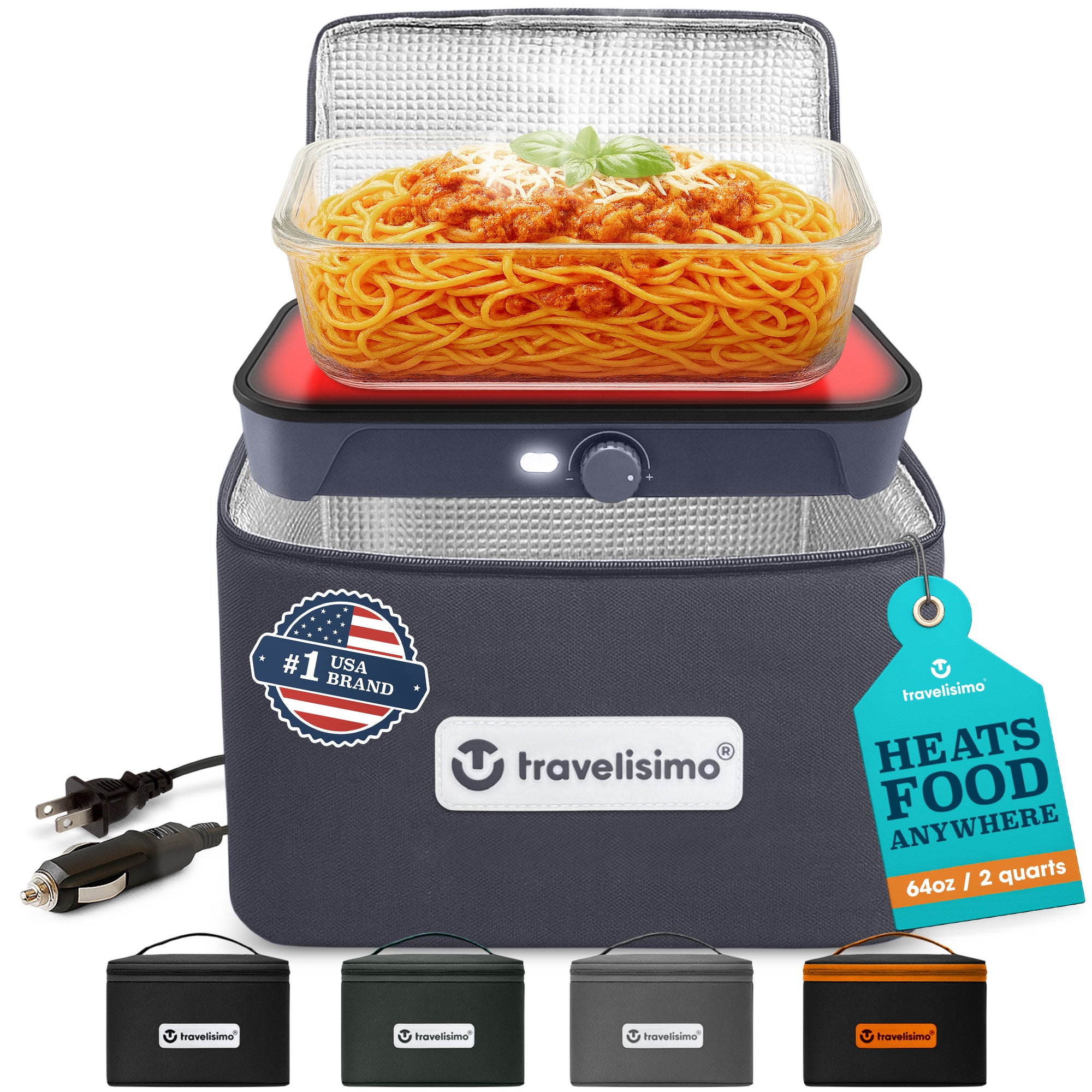 Siena Portable Microwave - Grey