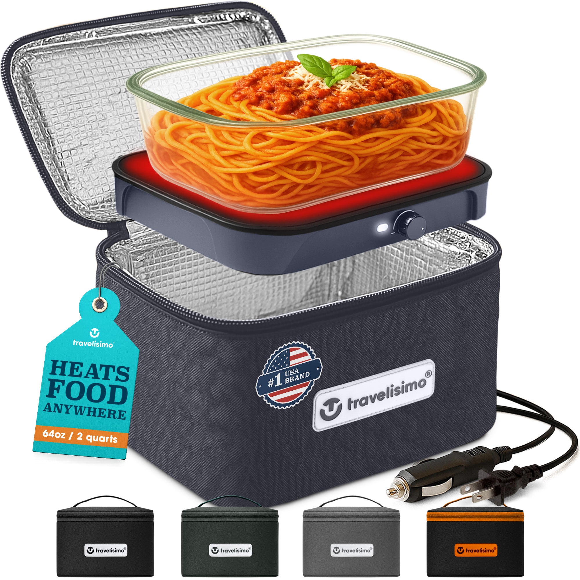 Siena Portable Microwave - Grey