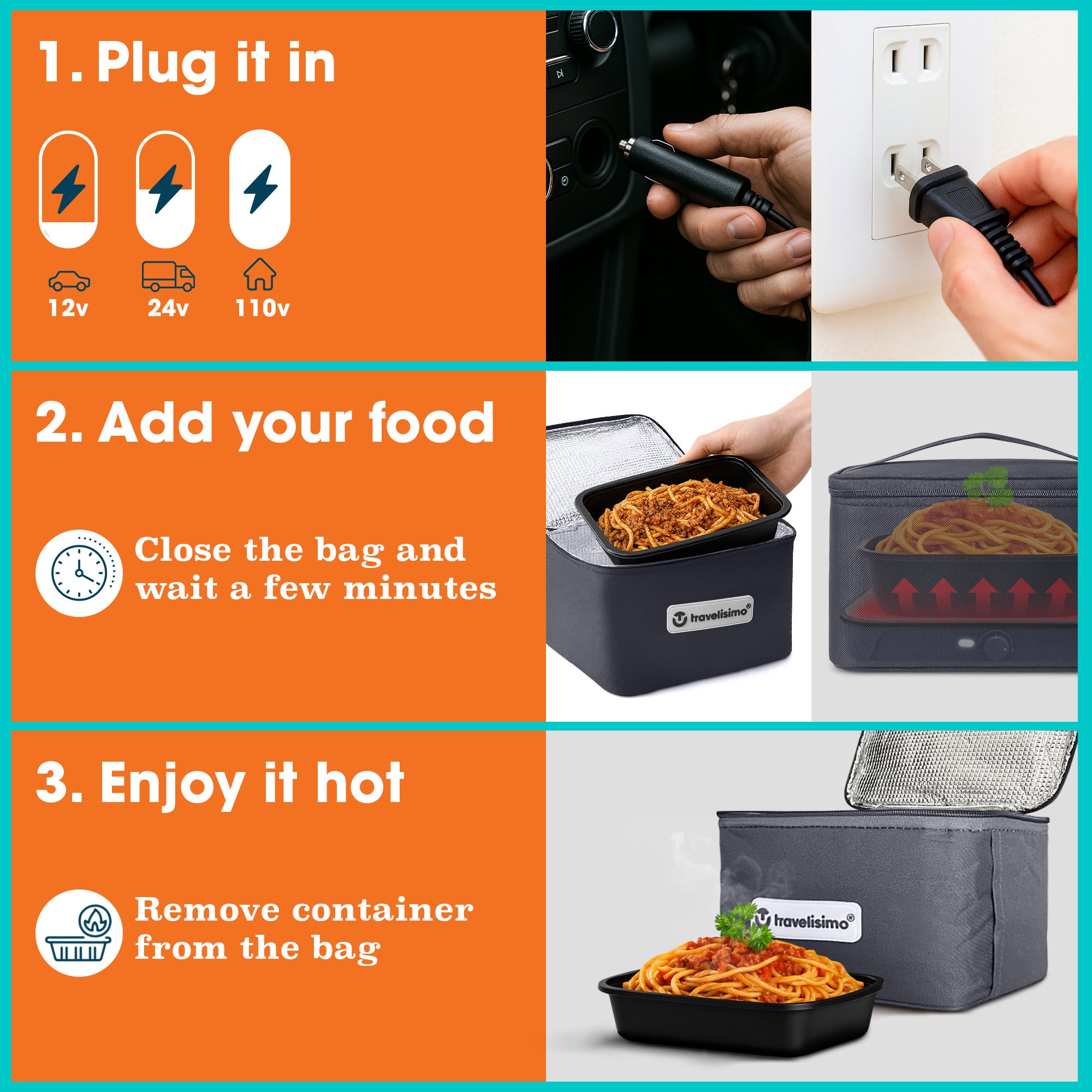 Siena Portable Microwave - Grey