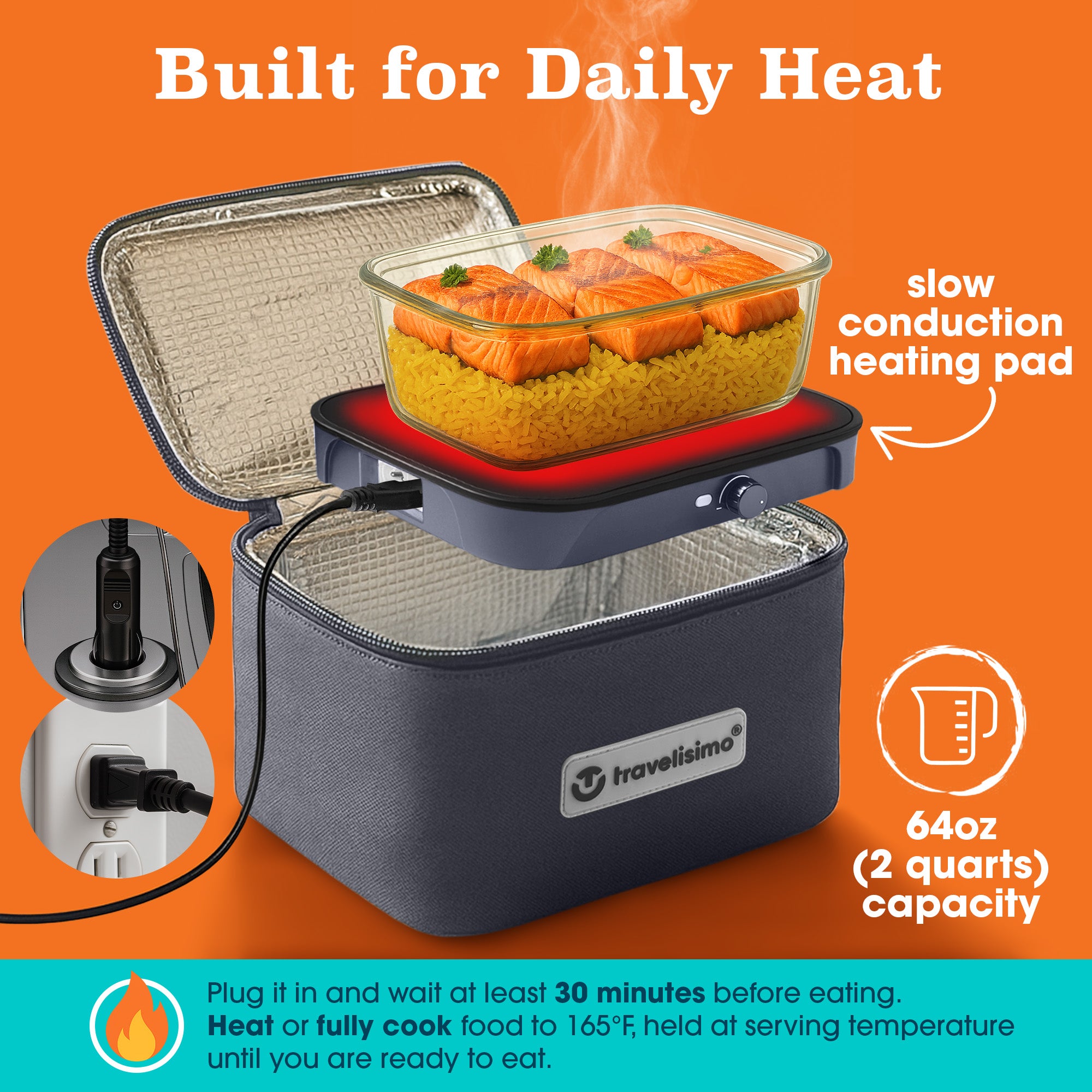 Siena Portable Microwave - Grey