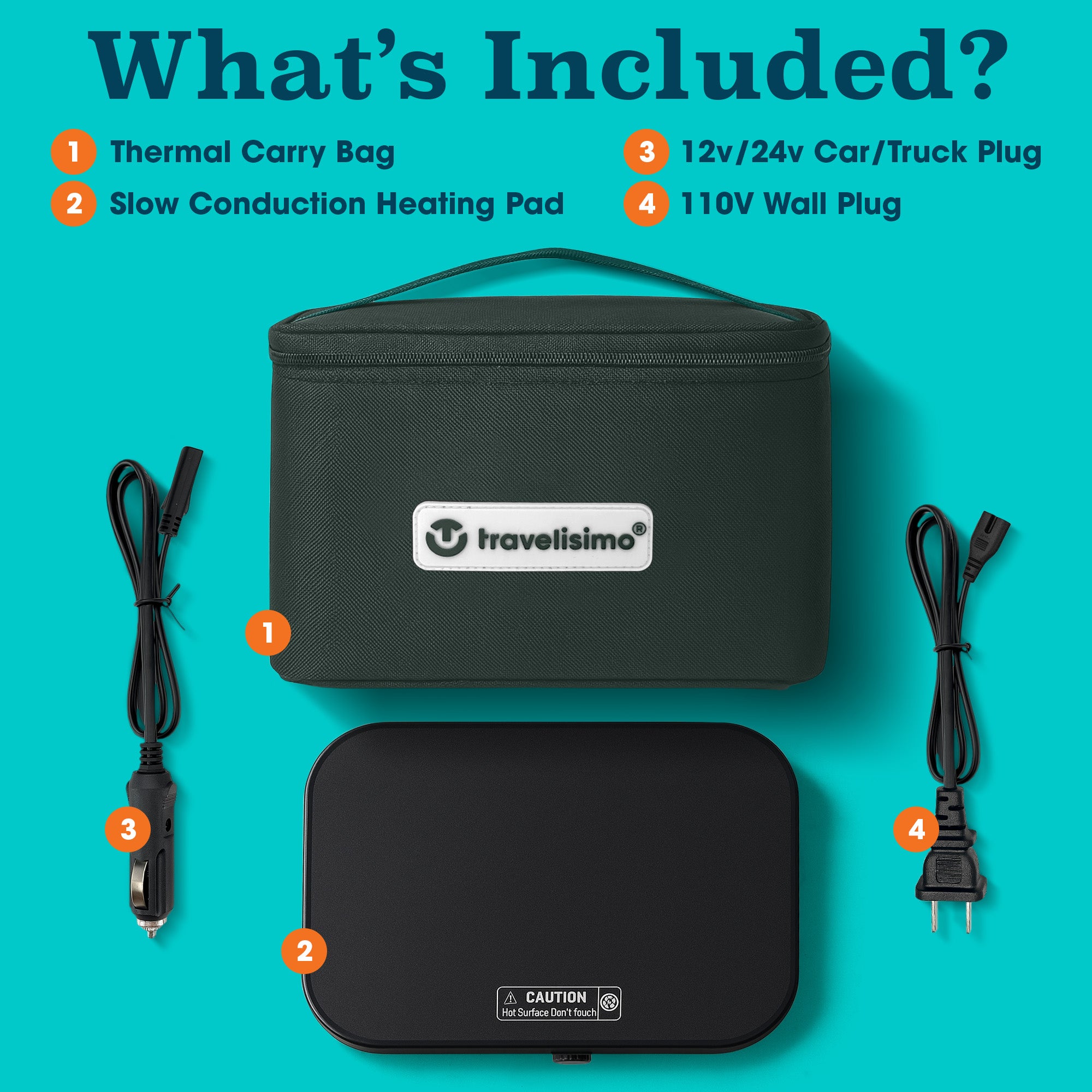 Siena Portable Microwave - Dark Green