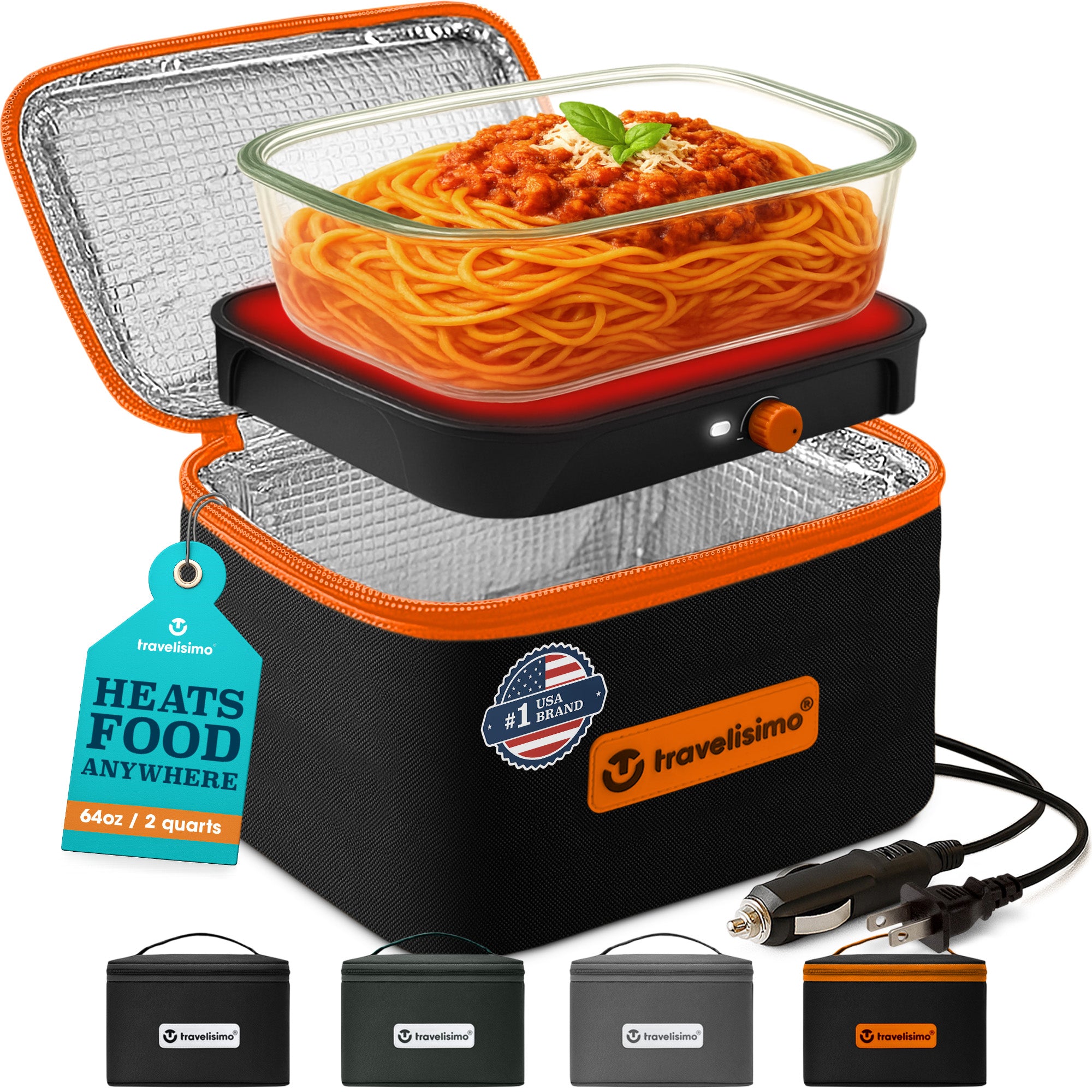 Siena Portable Microwave - Neon