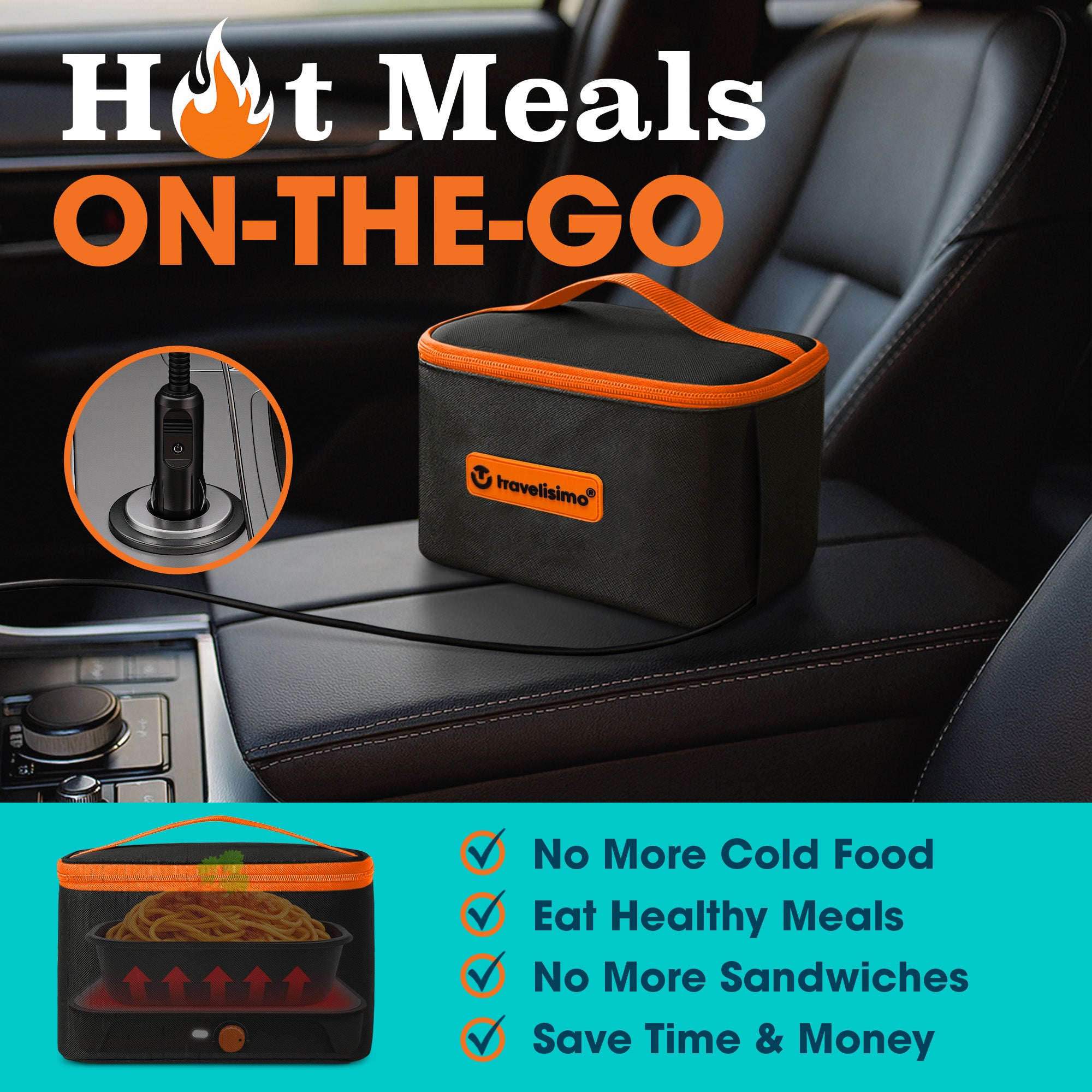 Siena Portable Microwave - Neon