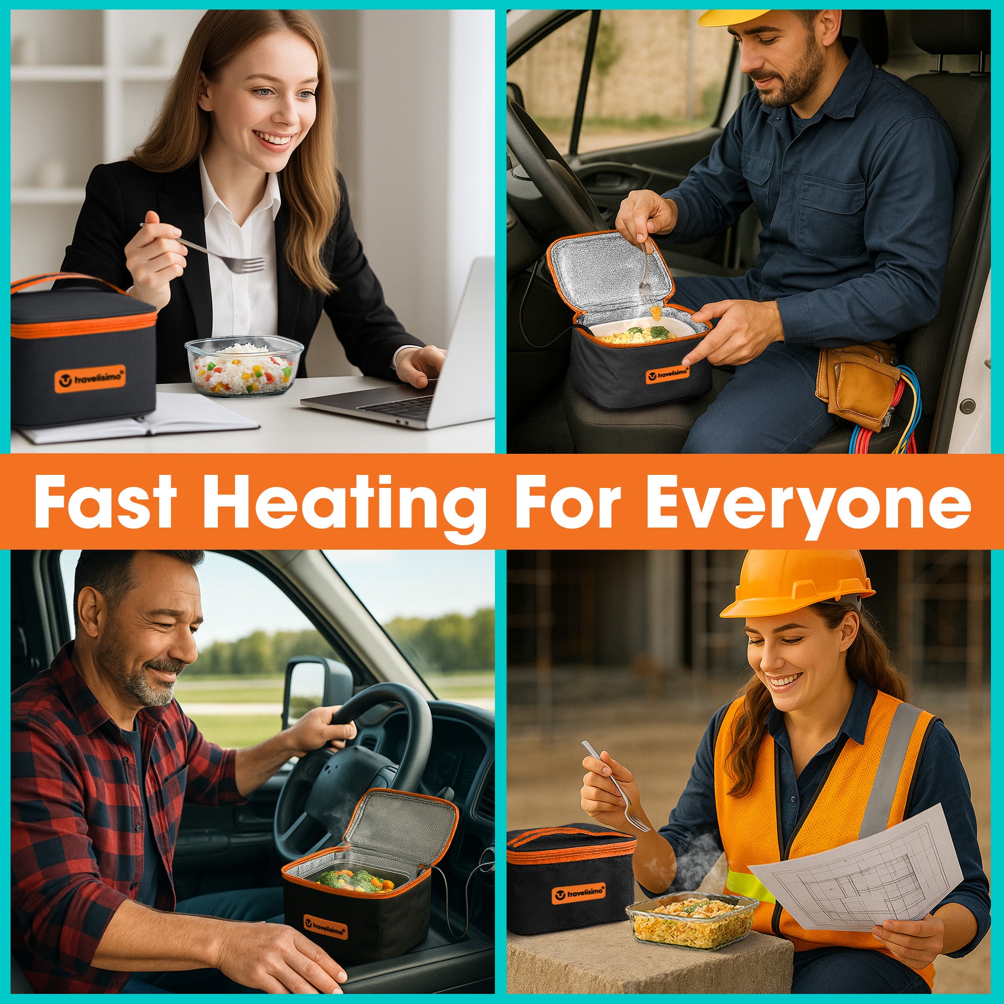 Siena Portable Microwave - Neon