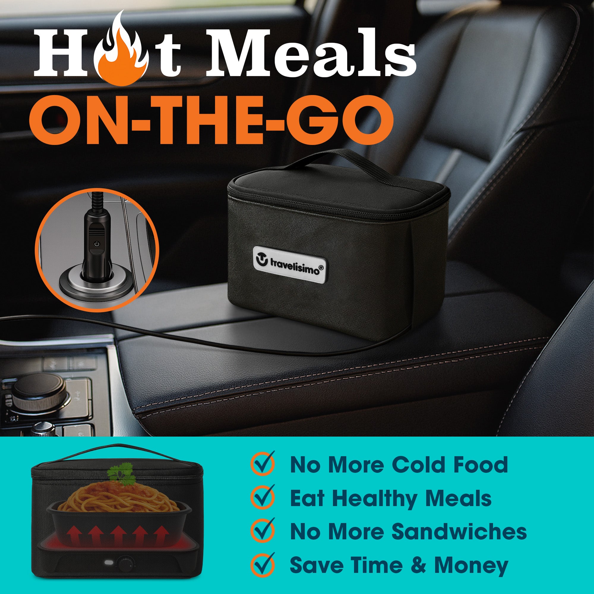 Siena Portable Microwave - Black