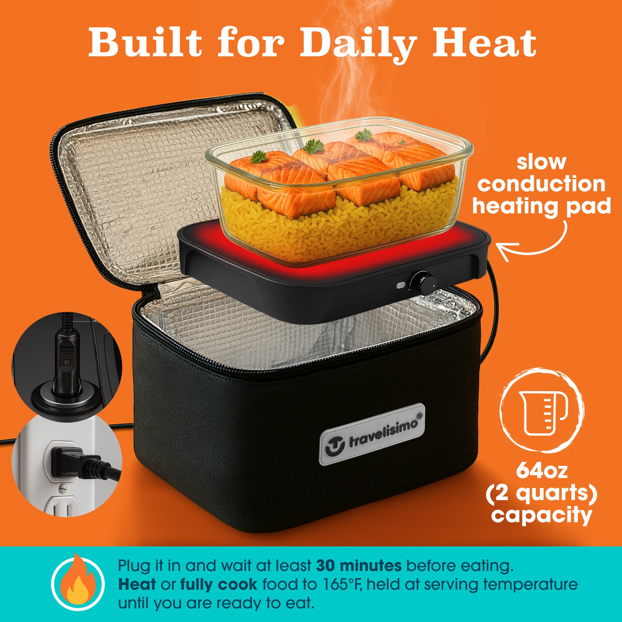 Siena Portable Microwave - Black