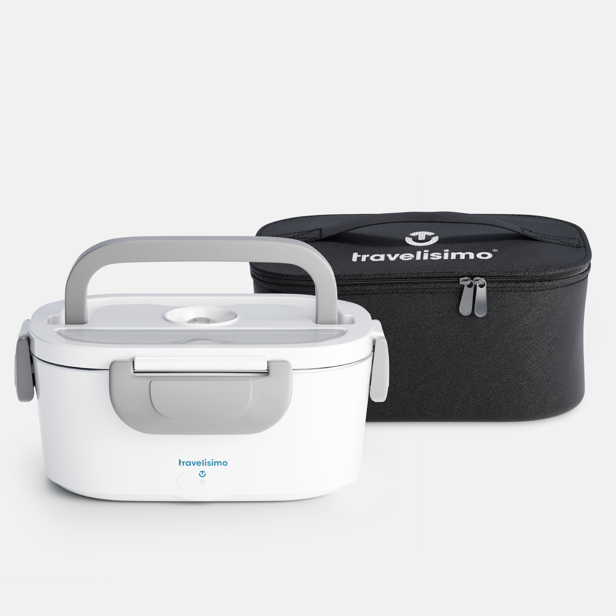 Bari Electric Lunch Box + Carry Bag - Grey