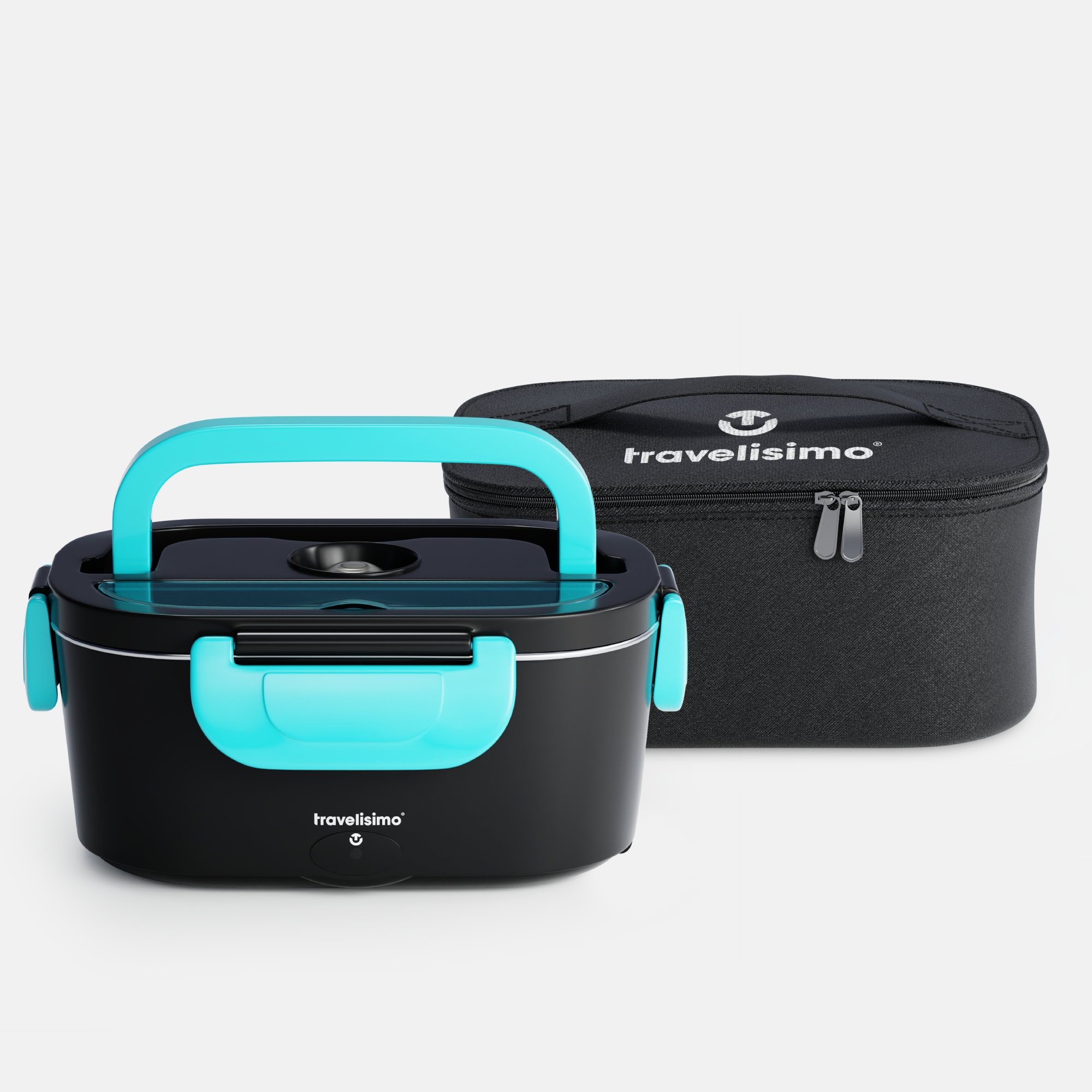 Bari Electric Lunch Box + Carry Bag - Neon Blue