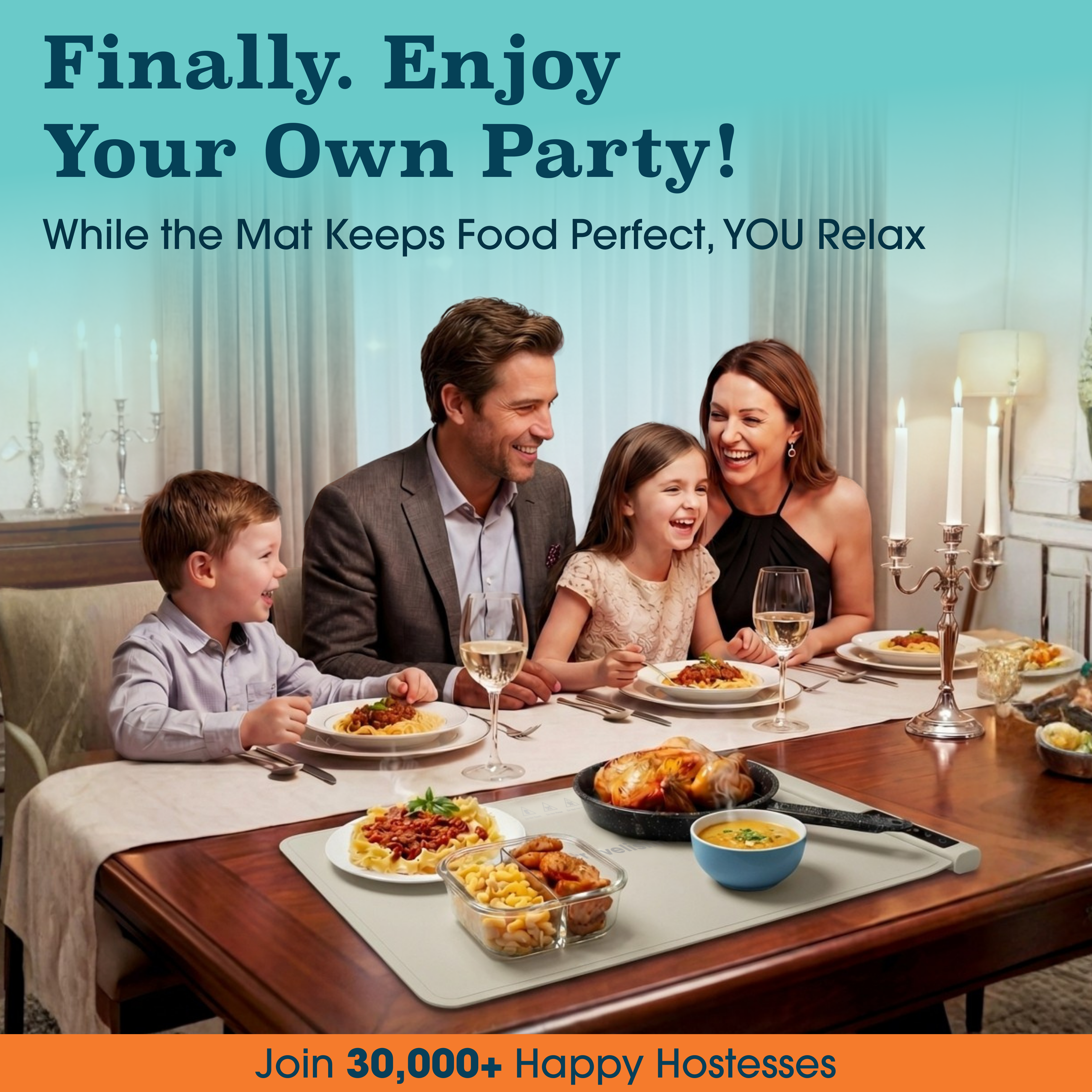 Palermo Food Warming Mat - Beige