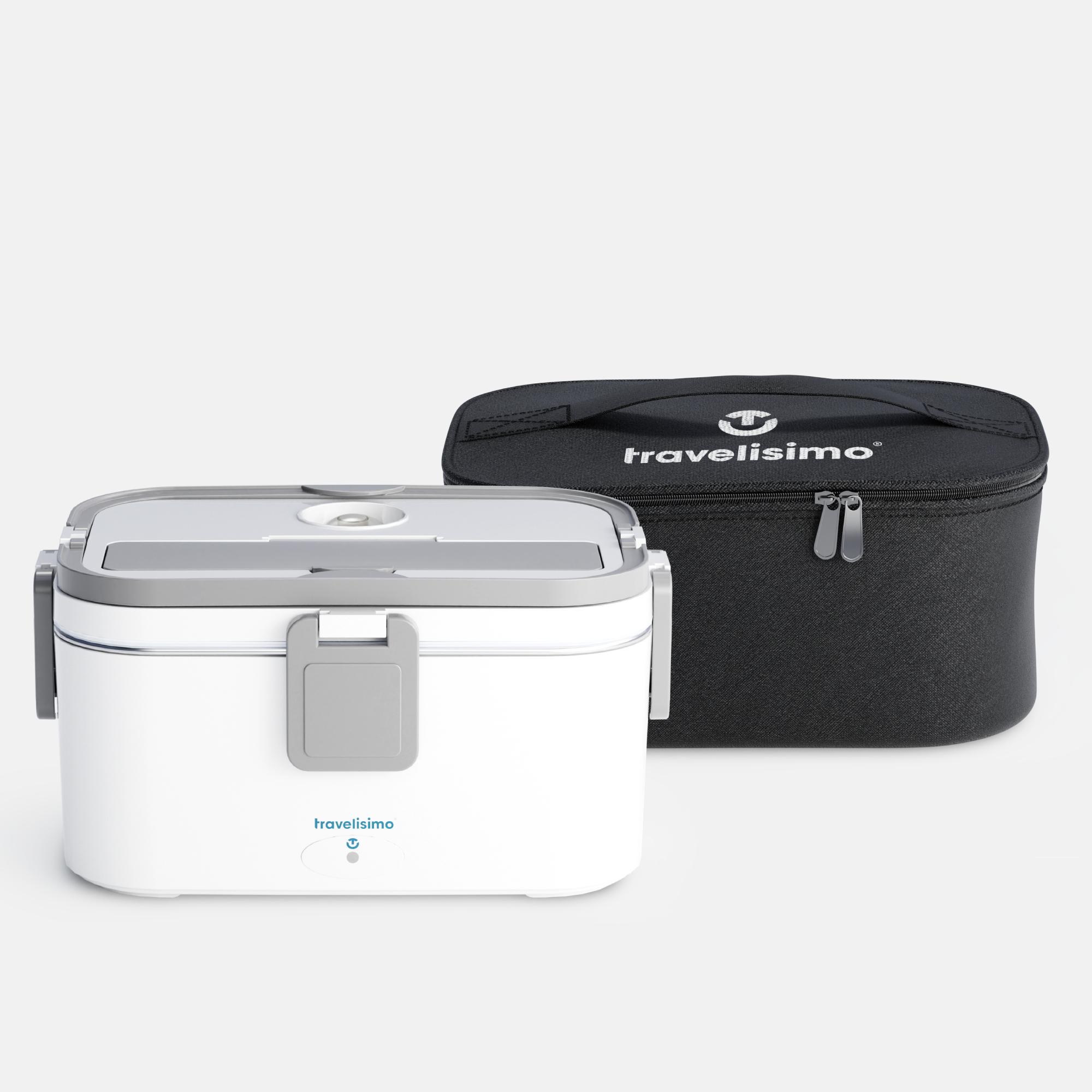 Napoli Electric Lunch Box + Carry Bag - Grey