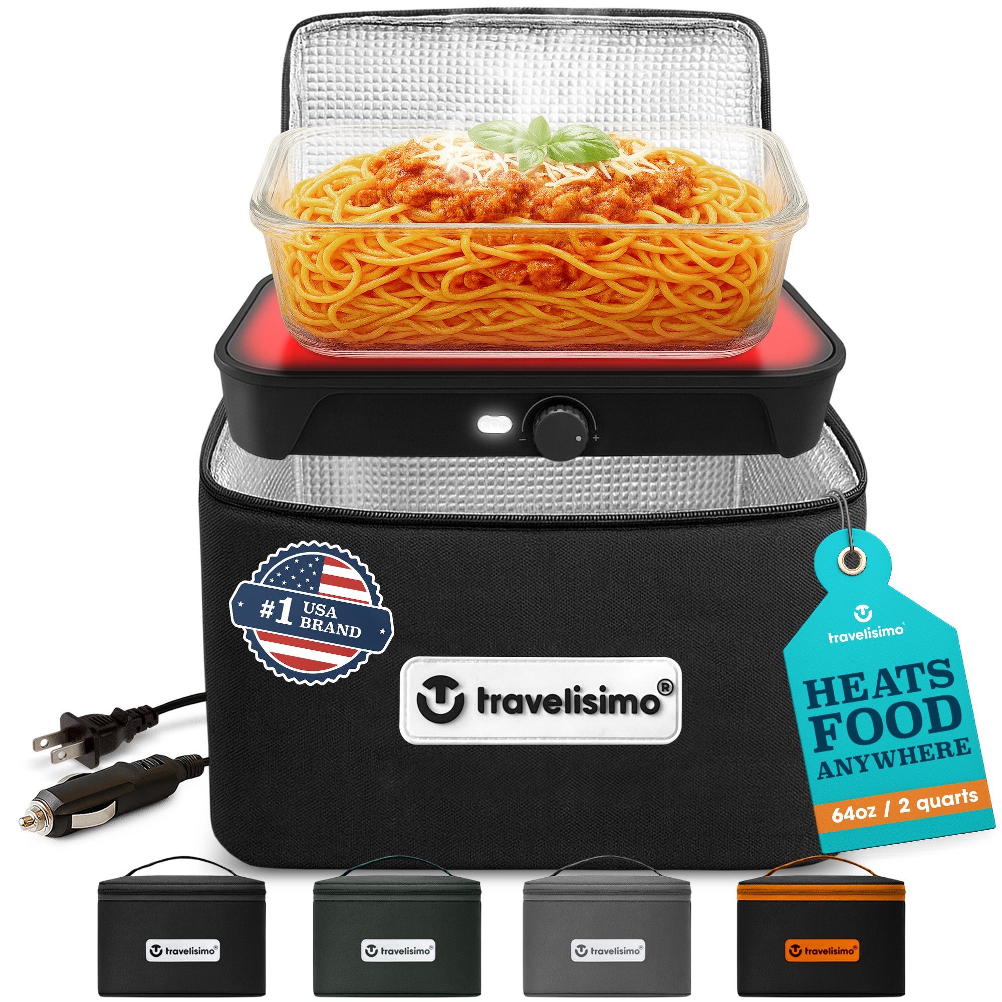 Siena Portable Microwave - Black