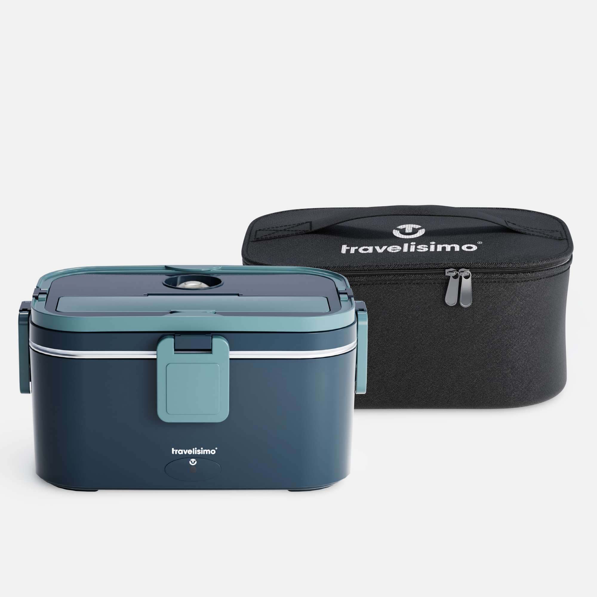 Napoli Electric Lunch Box + Carry Bag - Dark Blue